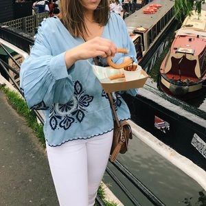 Zara detailed top — very lightly worn